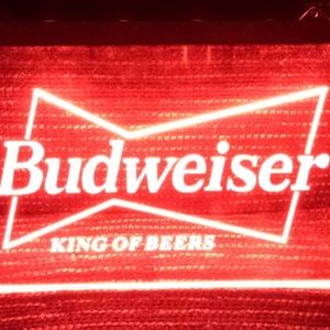 LAST ONE: Budweiser King of Beers LED Sign